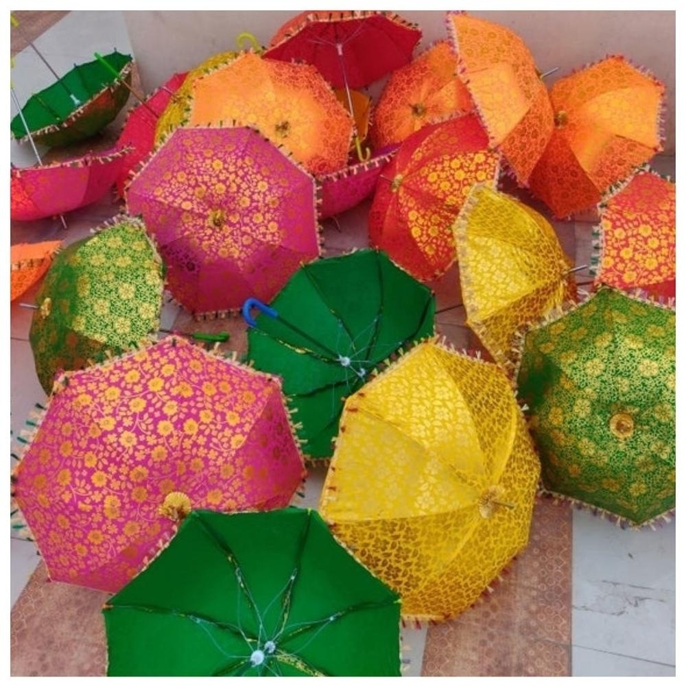 Flower Design Mehandi And Wedding Umbrella Home Decor Umbrella Parasol Beautiful Party Decor Indian Umbrella Parasol