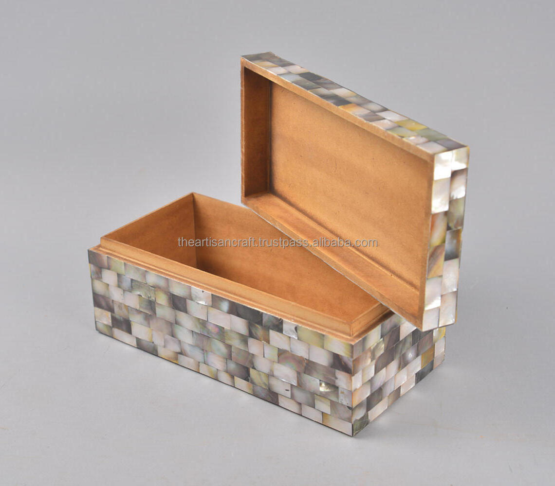 new arrival handmade stylish bone inlay Jewelry Storage Box Luxury Design Bone Inlay necklace box for women  by ARTISAN CRAFT