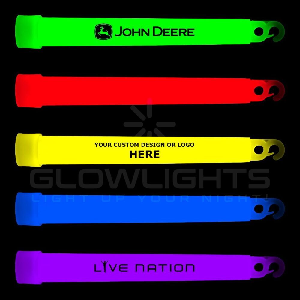 Innovation Promotion Product Custom Party Glow Stick Glow in the Dark Bracelet Green Personalized Logo Business Plastic