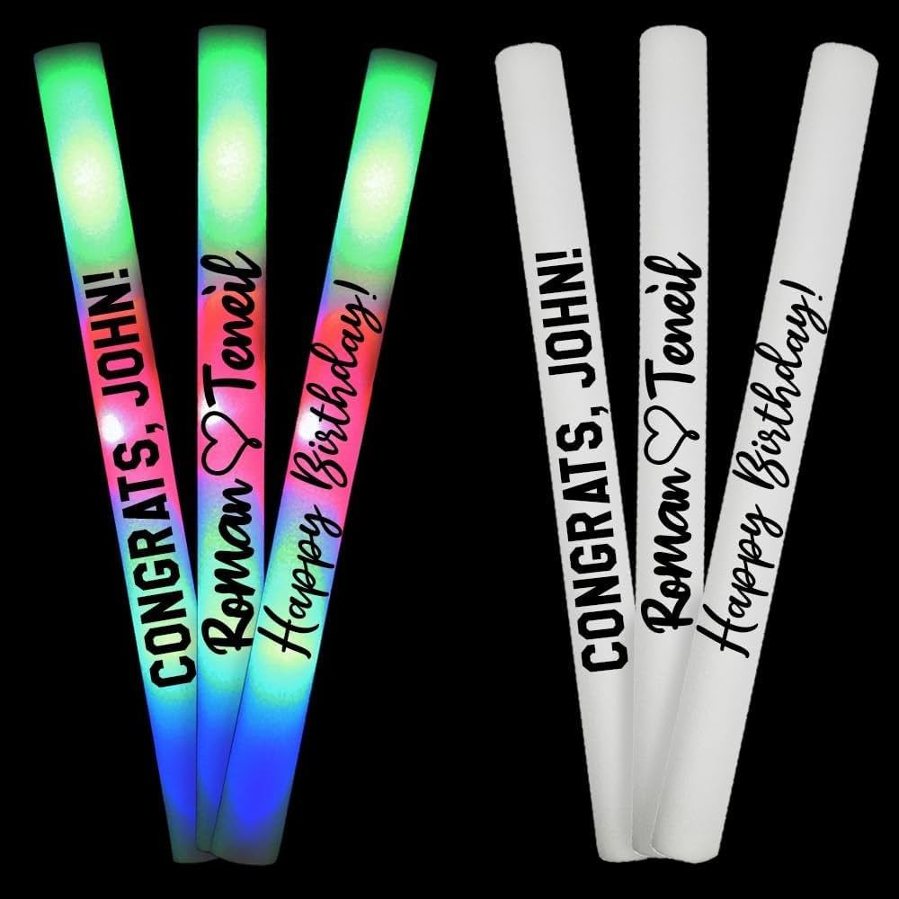 Innovation Promotion Product Custom Party Glow Stick Glow in the Dark Bracelet Green Personalized Logo Business Plastic