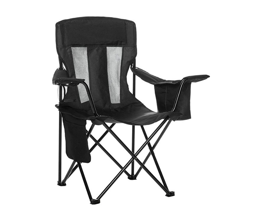 Innovation Promotion Products Folding Chair with Arm Rest Cup Holder and Carrying and Storage Bag