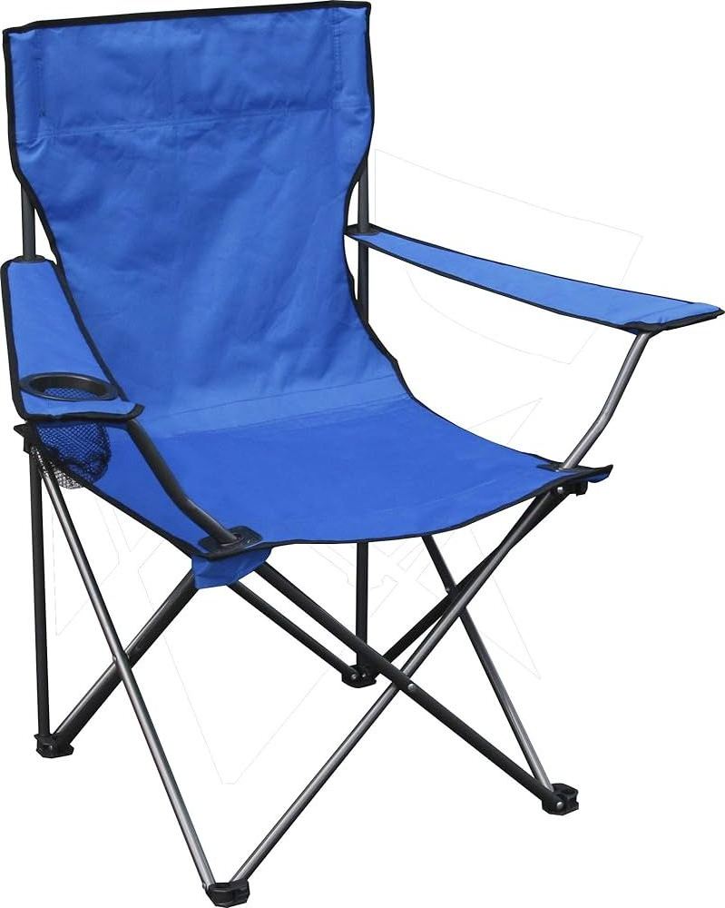 Innovation Promotion Products Folding Chair with Arm Rest Cup Holder and Carrying and Storage Bag