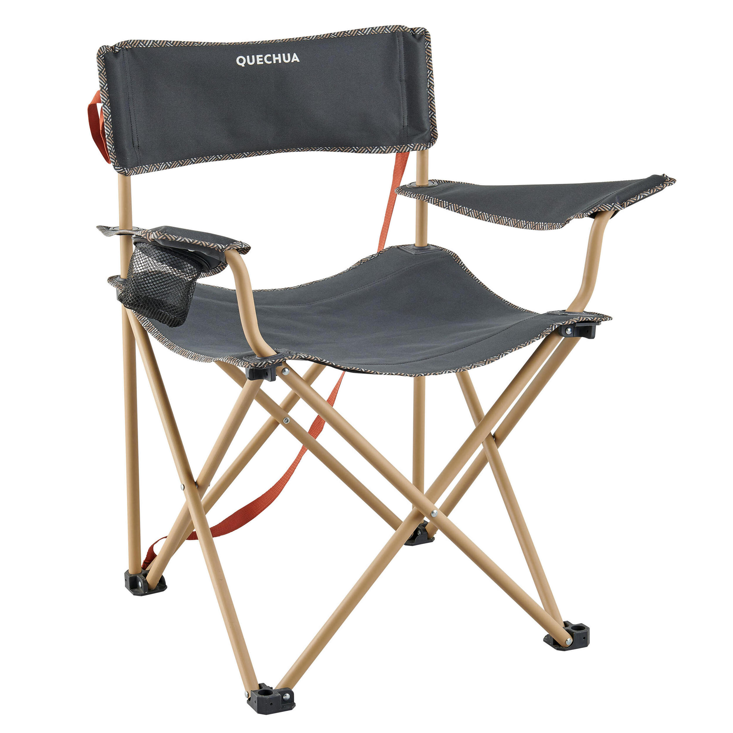 Innovation Promotion Products Folding Chair with Arm Rest Cup Holder and Carrying and Storage Bag