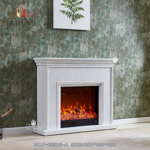 E0 board wooden fireplace surround mantels artificial marble pattern modern mdf resin fireplace mantel