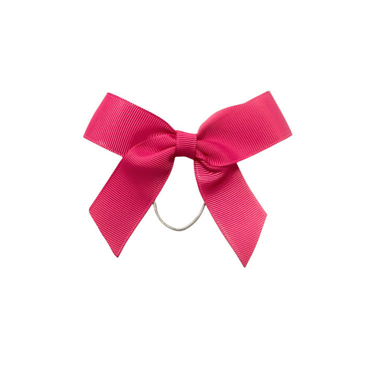 Fabric Ribbon Bow For Perfume Bottle Ready Made Ribbon Bows with elastic Candy plastic bag or paper box decoration ribbon bow