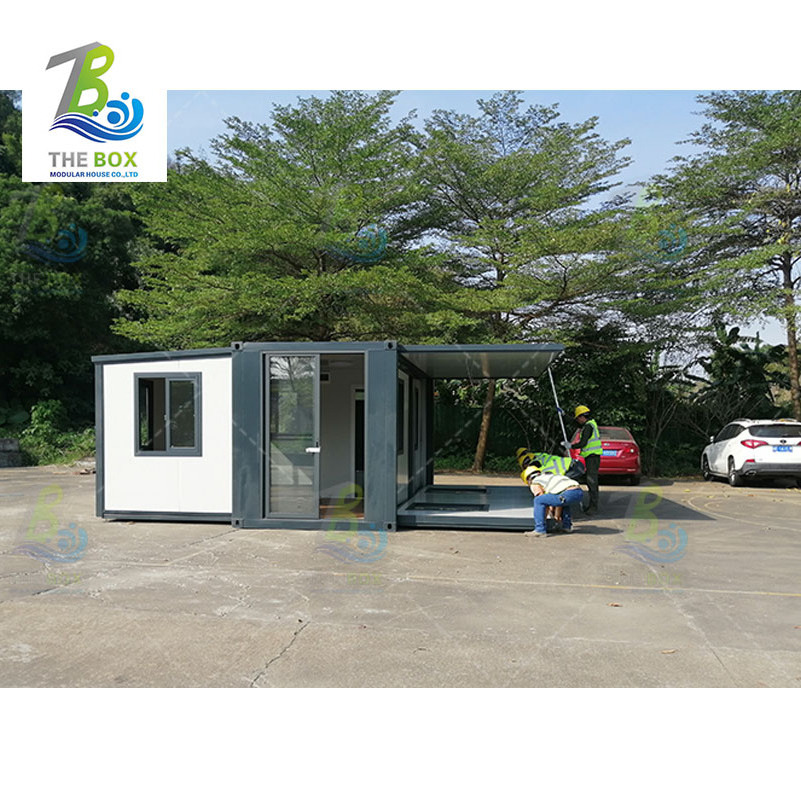 Sandwich 20ft container houses foldable modular home withbathroomand kitchen prefabricated steel homes 40ft container homes