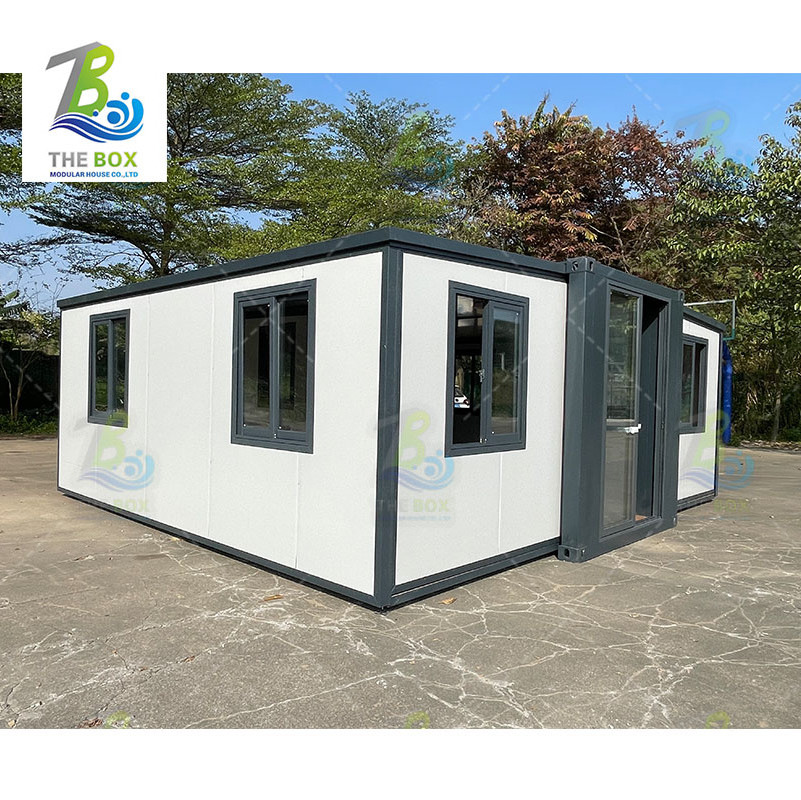 Sandwich 20ft container houses foldable modular home withbathroomand kitchen prefabricated steel homes 40ft container homes