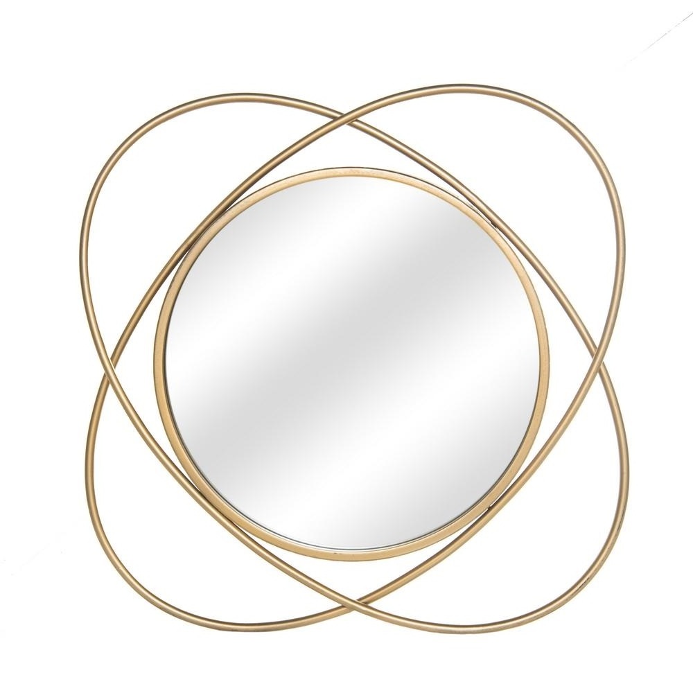 top trending decorative wall mirror round shape golden and black mirror gold metal frame decorative wall mirror for living room