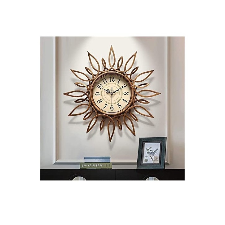 wholesale Wood Wall Watch Clock Interior Living Room Home Decor manufacture in India wooden wall clock for home wall decor