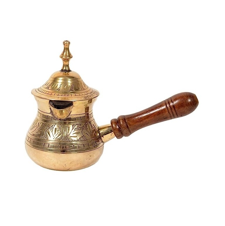 High Quality and Handmade Turkish coffee pot coffee maker 200 ml engraved  high quality decorative gift accessory