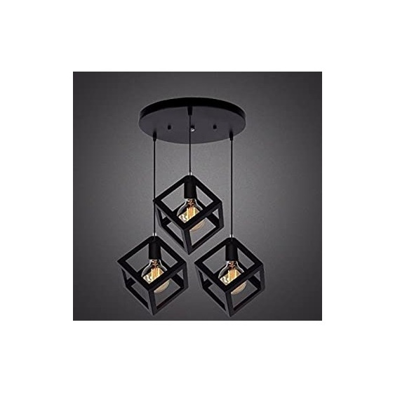 Black Led Pendant Light Nordic Design Fabric Modern Luminous Lamp Lighting Living Packing Room Hotel Color Support