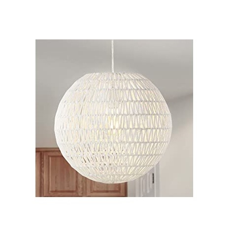 hot selling Creative interior designer bamboo lantern modern hanging ball light rattan decorative shade pendant lamp