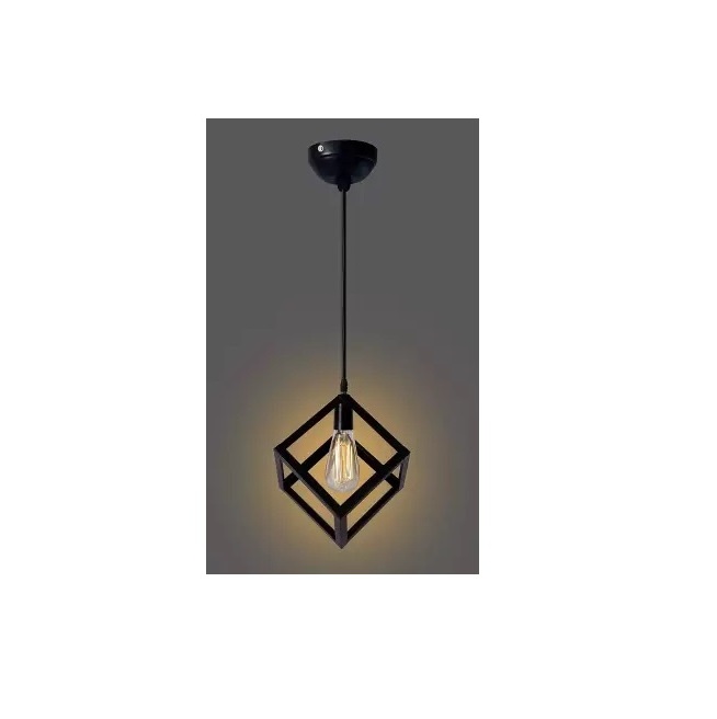 Black Led Pendant Light Nordic Design Fabric Modern Luminous Lamp Lighting Living Packing Room Hotel Color Support