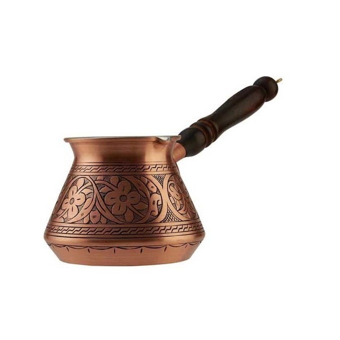 High Quality and Handmade Turkish coffee pot coffee maker 200 ml engraved  high quality decorative gift accessory