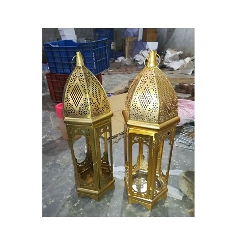 Attractive Designer Moroccan Lantern Set Of Two Classic Candle Lantern Indian Stylish Heavy Duty Luxurious Moroccan Lantern