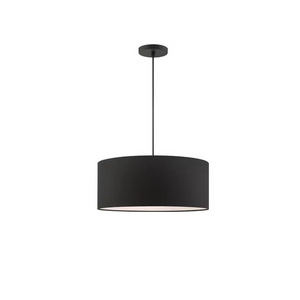 Black Led Pendant Light Nordic Design Fabric Modern Luminous Lamp Lighting Living Packing Room Hotel Color Support