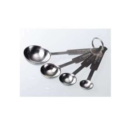 top trending King Measuring Spoon 6 pcs set kitchen metal tool Stainless Steel Oval Measuring Cup Set at wholesale price