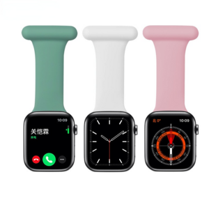 silicone  watch  strap series7 6  nurse doctor hanging sleeve Brooch strap fobs watch band for apple watch