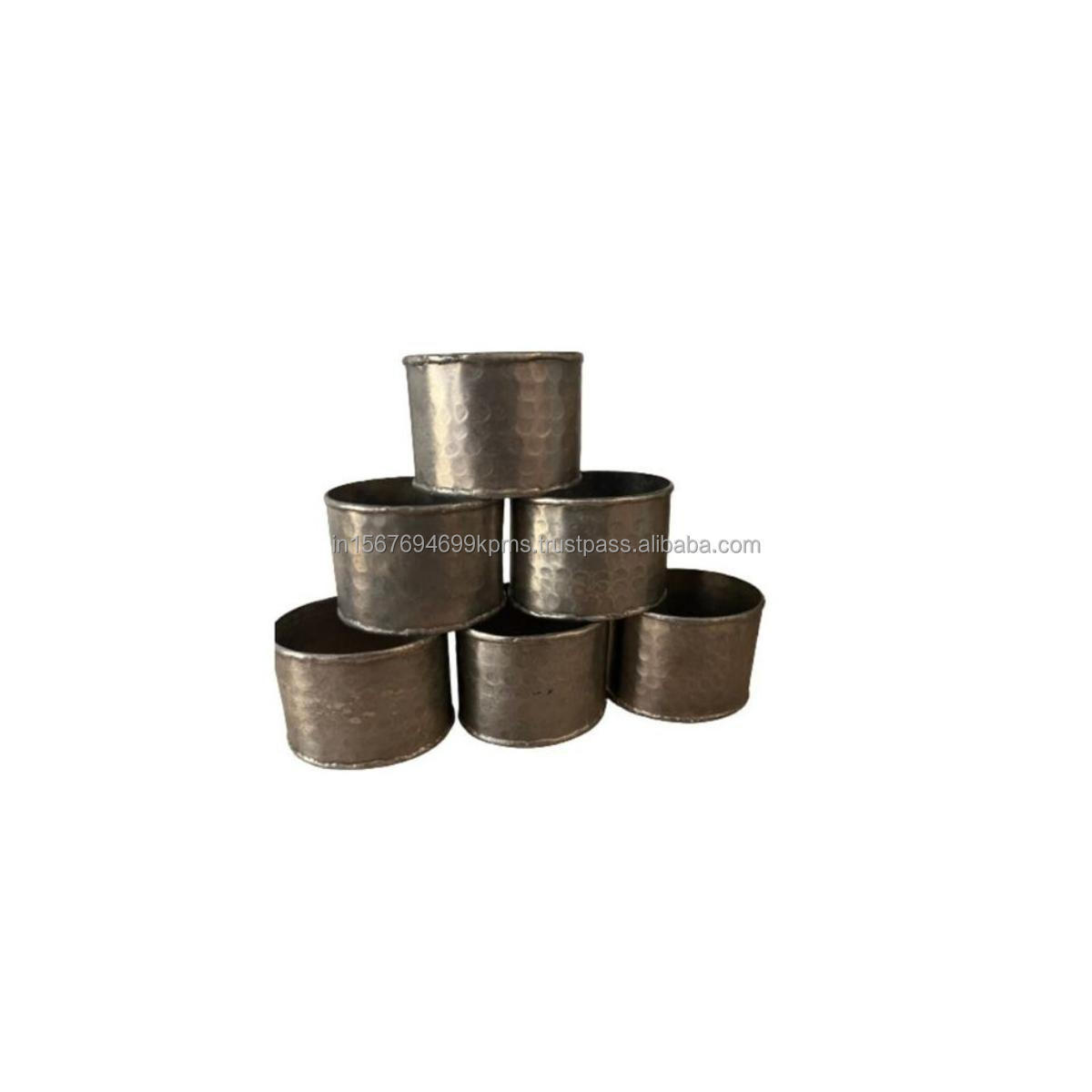 Multifunctional Rings For Tissue And Napkin Or Paper Rolls Collectable Hotel Home Office Restaurants Use Galvanized Napkin Ring