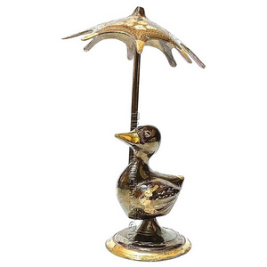 Amazon Hot Sale Duckling Statue  Art Brass Sculpture, Decorative Metal Animal Figurine Home Decoration