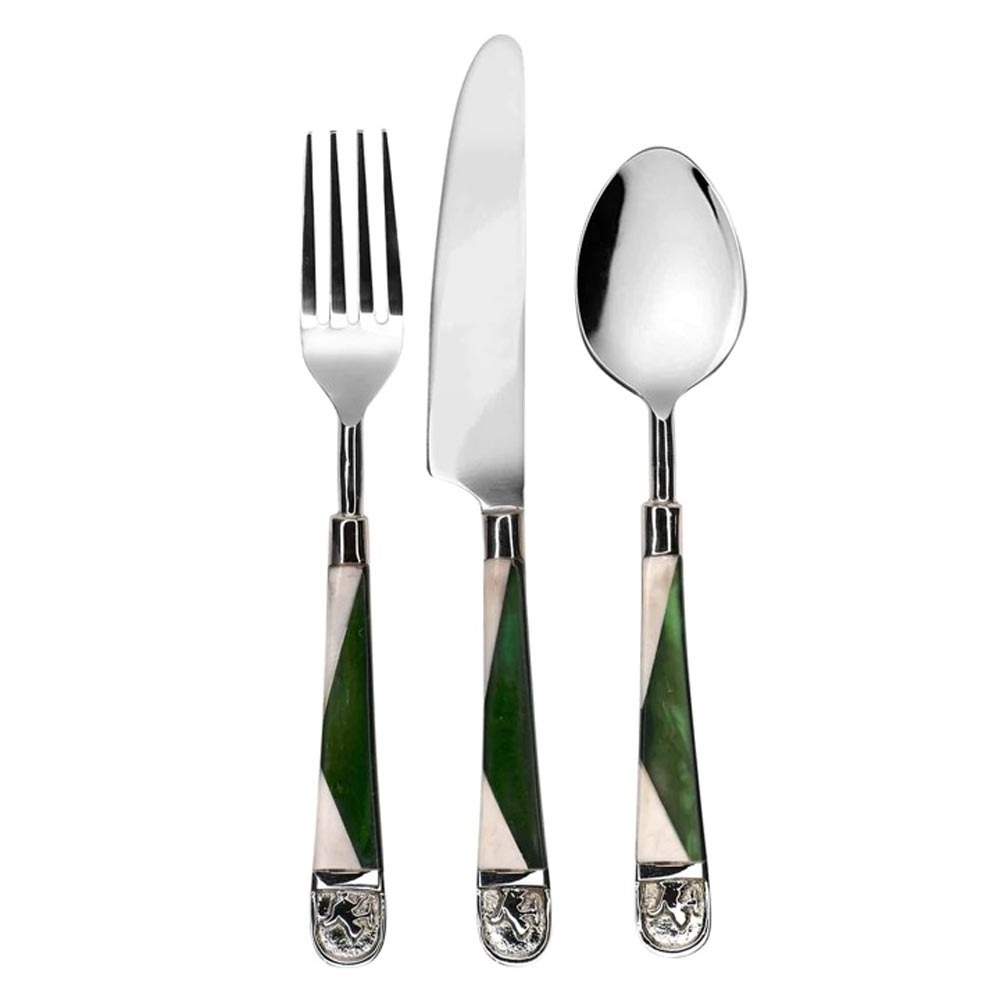 Flying Butterfly design handle Stainless Steel Gold  Cutlery Set royal stainless steel cutlery set stainless steel dinner set