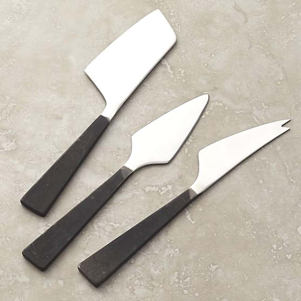 Stainless Steel silver Polished Cheese Knifes And Spreader with handmade wooden Handle Cheese Knife cheese spreader set