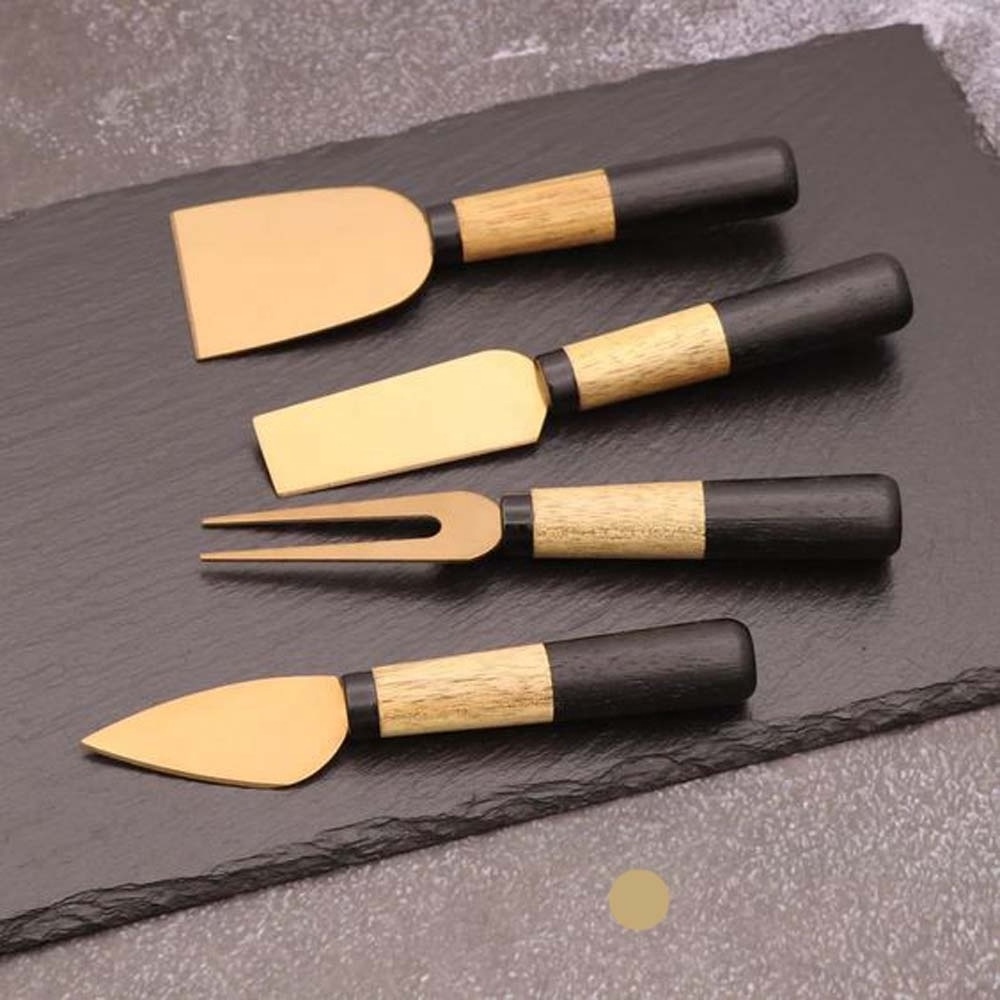 Stainless Steel silver Polished Cheese Knifes And Spreader with handmade wooden Handle Cheese Knife cheese spreader set