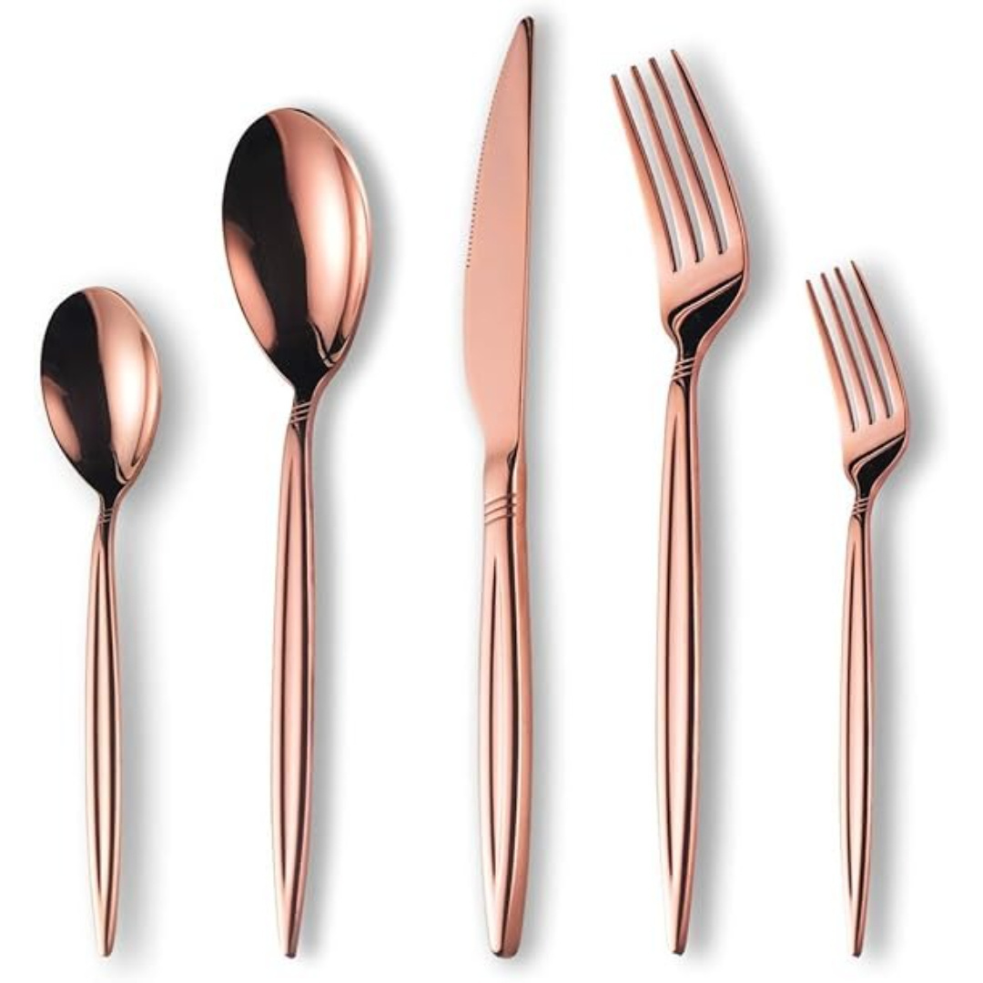 Top Luxury Flatware Metal Cutlery Set Wholesalers Direct Factory Stainless Steel Cutlery Set Gold Plated for Hotel Restaurant