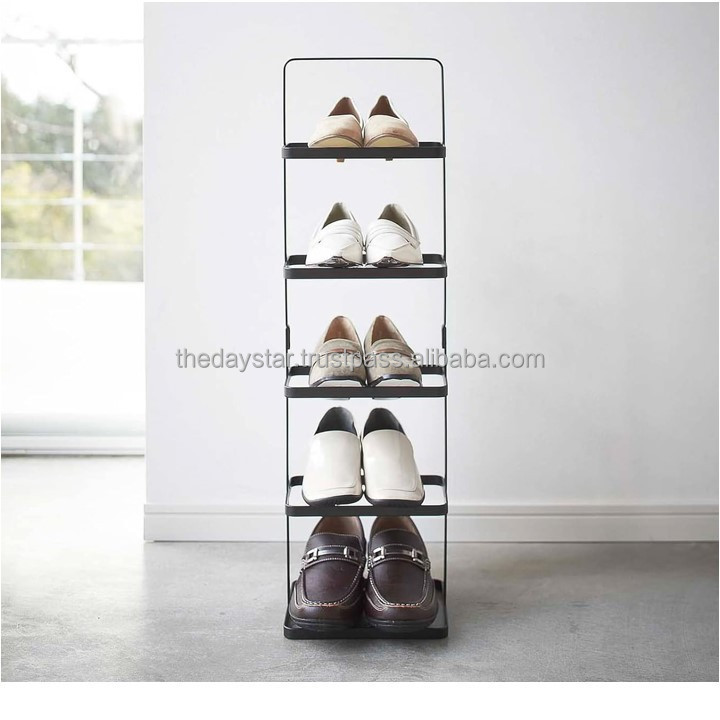 Iron Shoe Rack small tower Shoe Shelf storage for Boots space saving decoration and fully customizable.