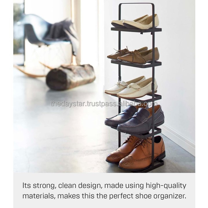 Iron Shoe Rack small tower Shoe Shelf storage for Boots space saving decoration and fully customizable.