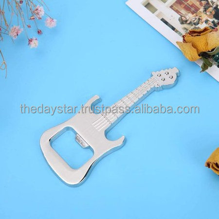 Customisable Guitar bottle opener made of metal perfect for homes bars and every other place