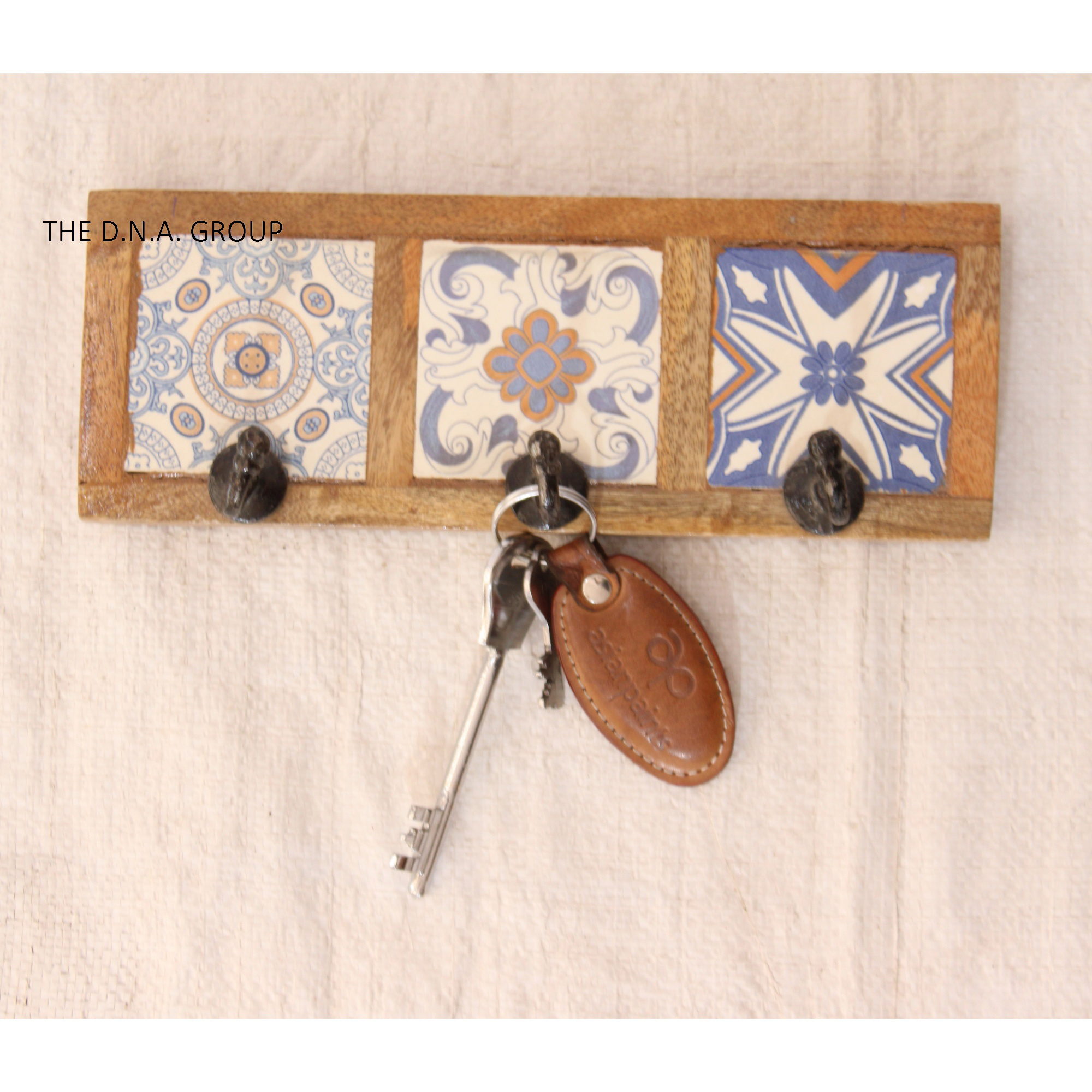 Most Demanding Wood Wall Mount Key Holder for Couple Mr. Mrs. Wedding Gift Key Hook for Wall Hanger for Gift Set of 4