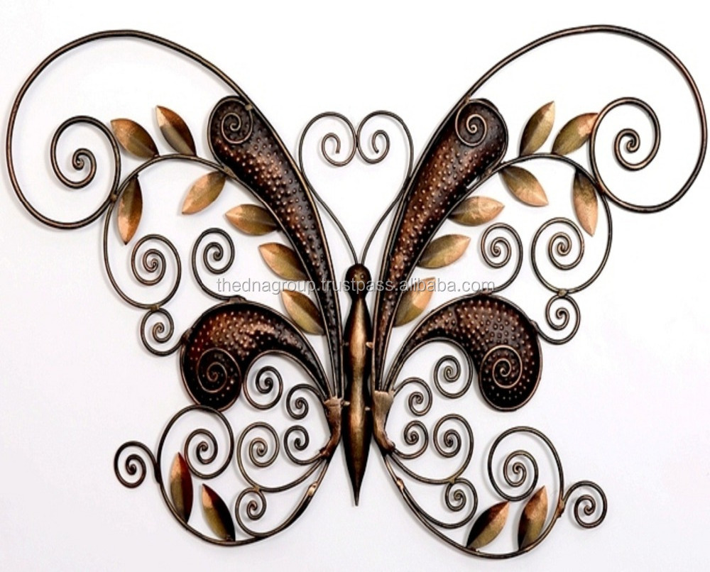 Beautiful design butterfly metal wall decor