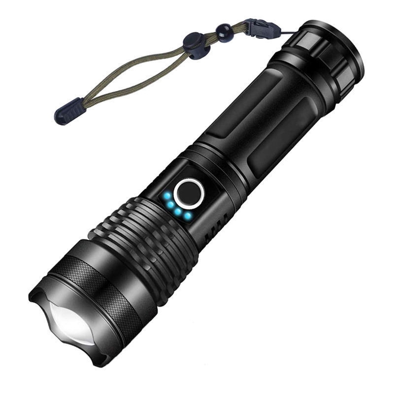 Waterproof 3000 High Lumens USB Rechargeable Tactical Flashlights Flashlight Most Powerful Portable LED Flashlight Outdoor