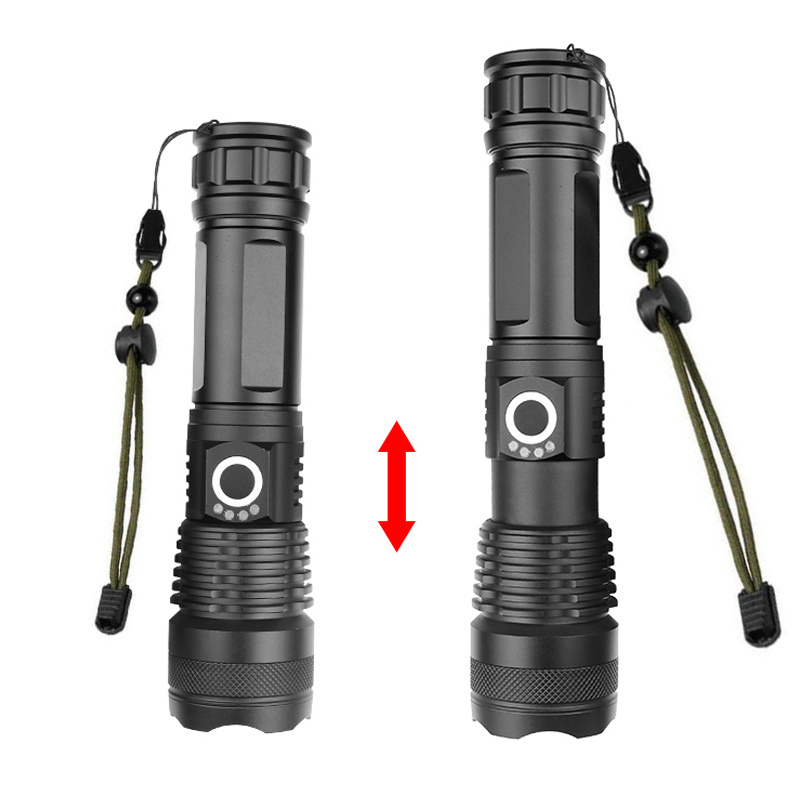 Waterproof 3000 High Lumens USB Rechargeable Tactical Flashlights Flashlight Most Powerful Portable LED Flashlight Outdoor