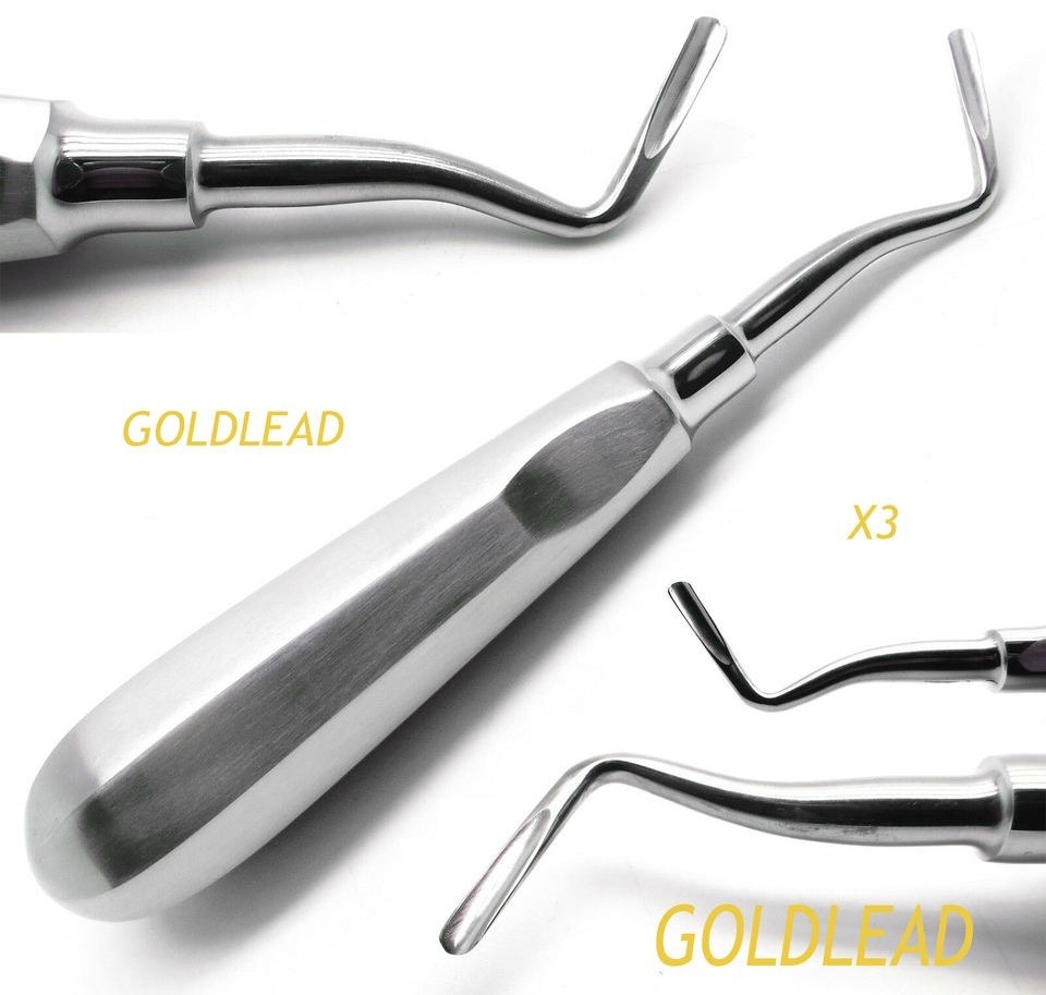 High Quality Premium Surgical Dental Right Elevators Apical Del 303 Root Instruments elevators