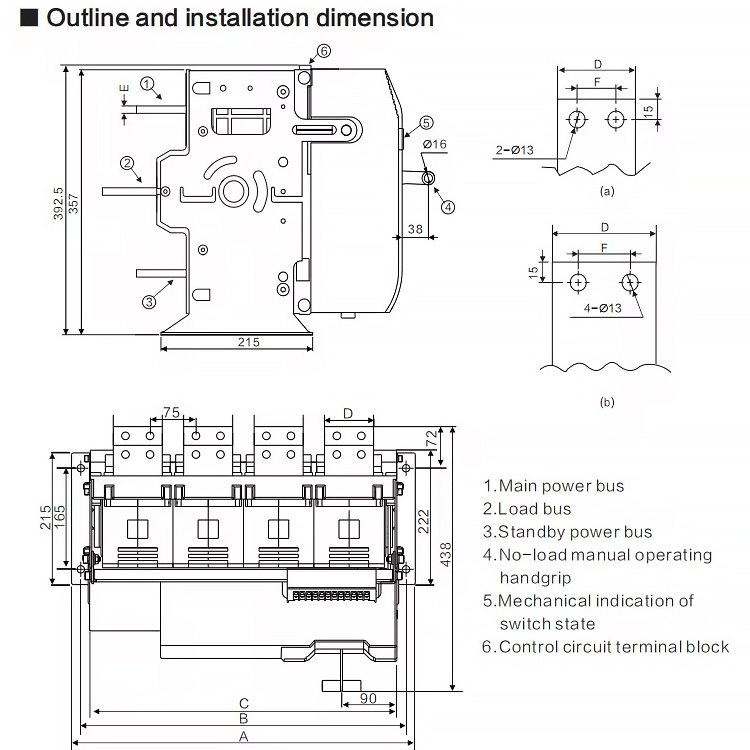 atse dual power source transfer switch 630/800/1000/1250/1600/2000/2500/3200amp ats change over switch  price