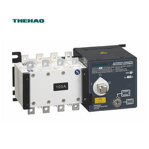 Ats Switch Automatic Transfer 3P/4P 16/20/25/32/40/50/63/80/100amp 400V AC Dual Power Automatic Transfer Switch