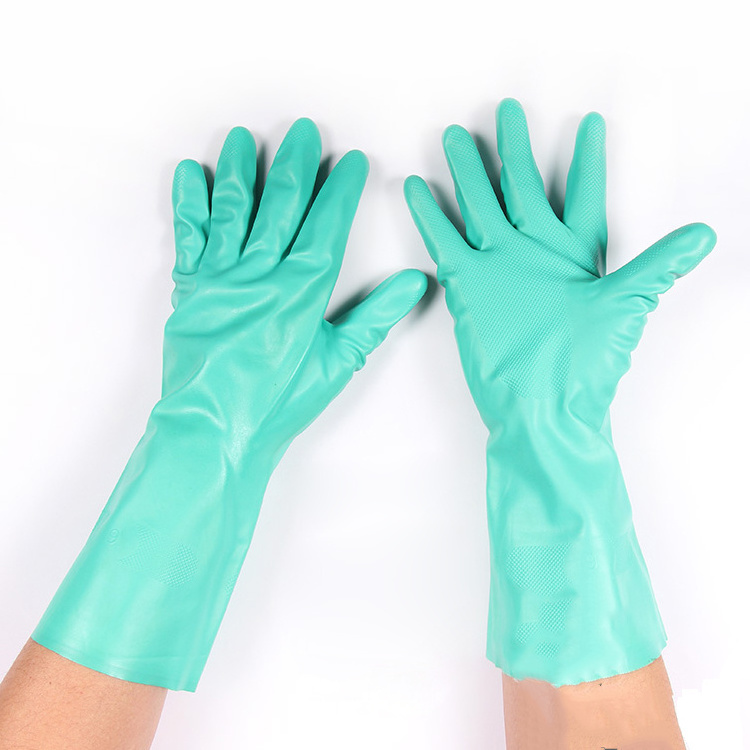 Top seller Malaysia made rubber gloves smooth lining latex for fish meat seafood vegetables food processing food handling work