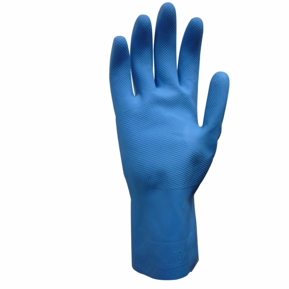 Top seller Malaysia made rubber gloves smooth lining latex for fish meat seafood vegetables food processing food handling work