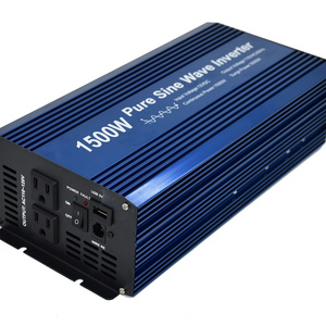 E-LION DC 12V or DC 24V  to AC 110V   60HzDC to AC Pure Sine Wave inverter  1500W