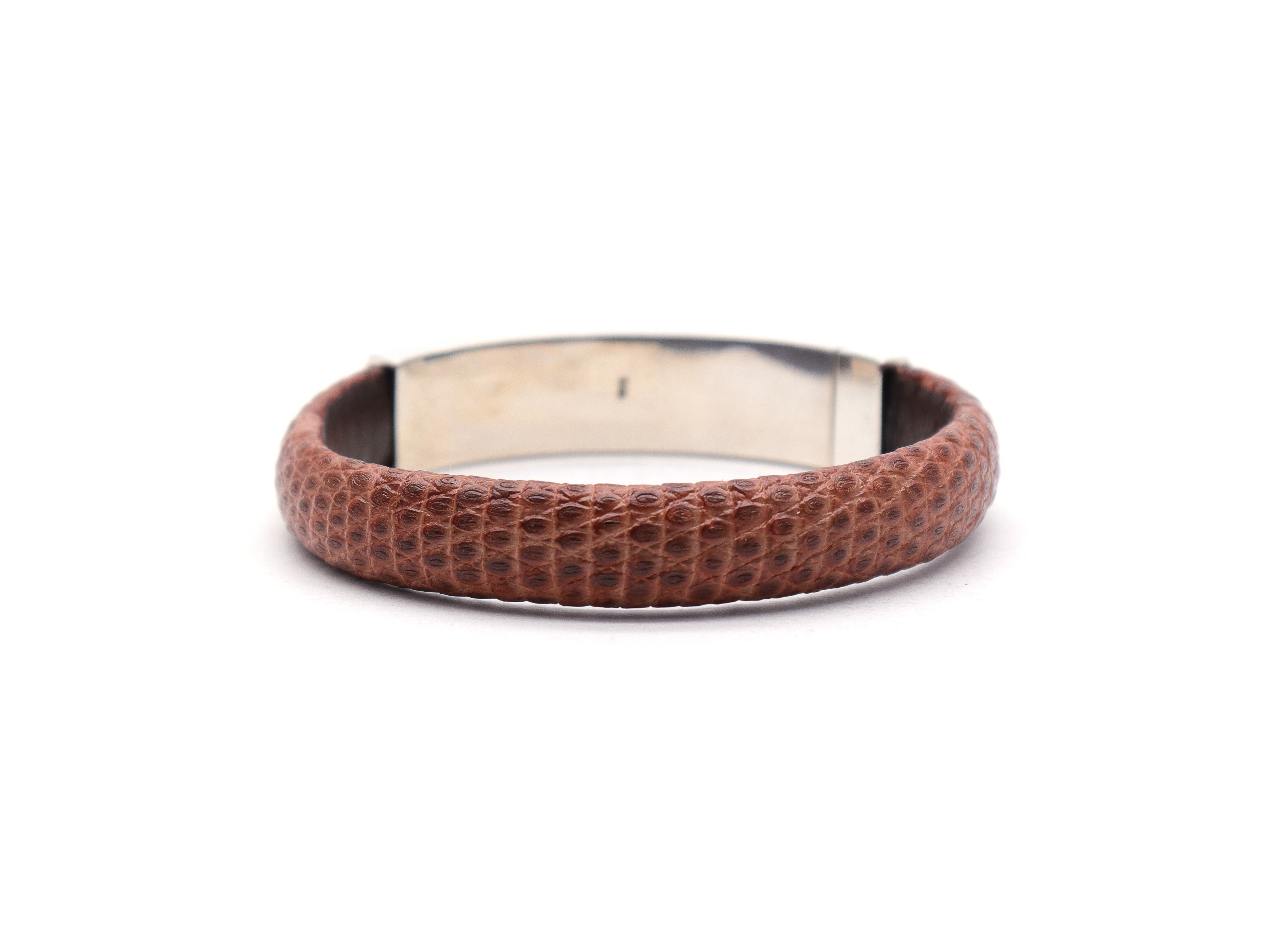 Brown Color Leather Bali 925 Sterling Silver Bracelet For Men Genuine Jewelry Manufacturer Wholesale Price Shop Online Factory