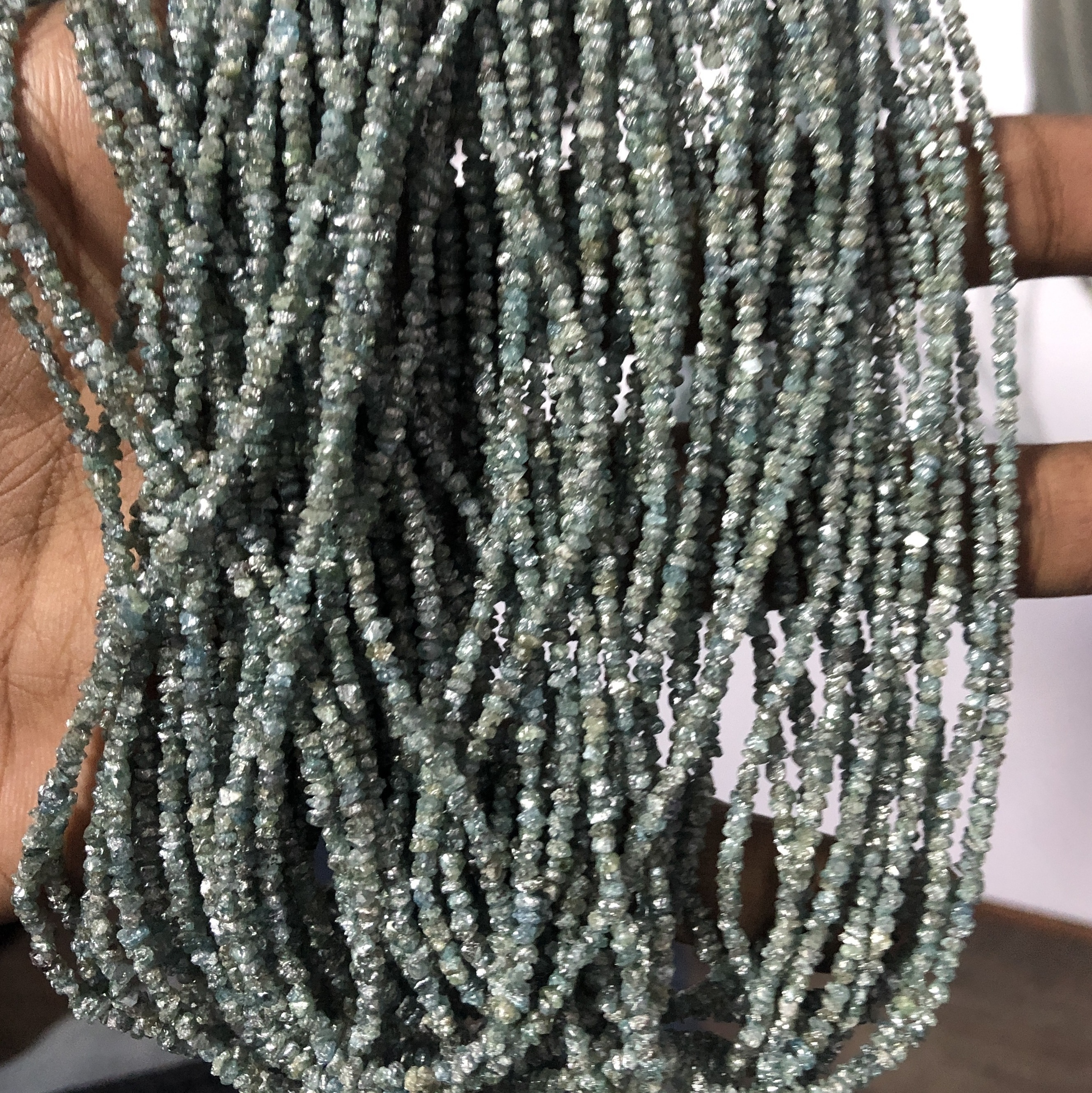 Natural Blue Diamonds Precious Stone Rough Uncut Chips Wholesale Gemstone Beads Strand at Dealer Price Factory Online Buy Now