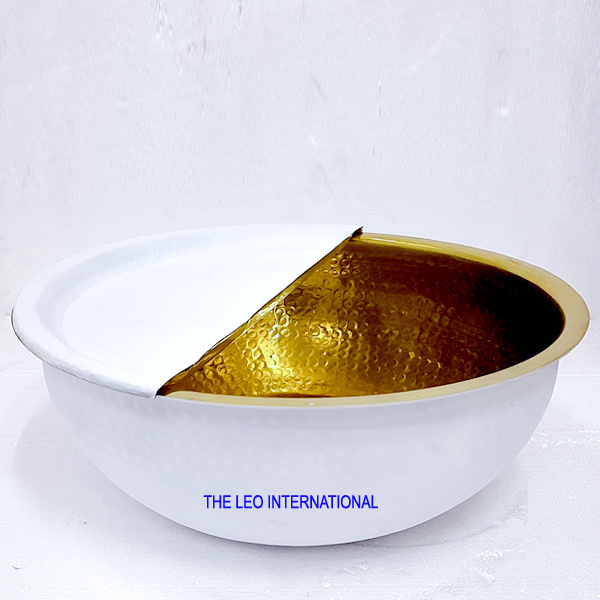 Foot Spa Pedicure Bowl black And Golden with footrest