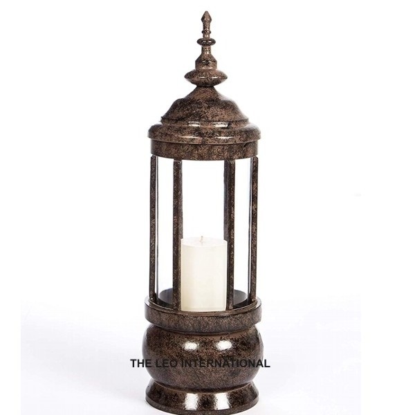 Northlight Black Moroccan Pillar Candle Floor large Lantern 9X8X20 Inch lighting decoration home hotel room table lamps