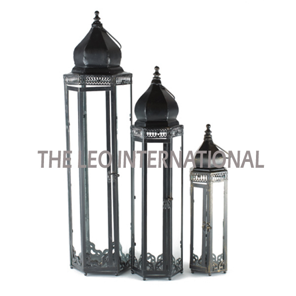 metal white modern lantern