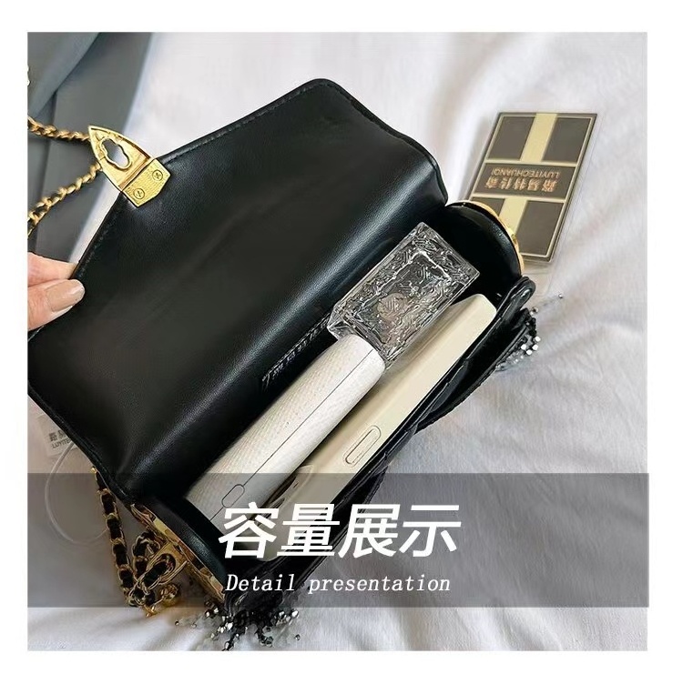 Luxury Designer Handbag Fashion Tassel Crossbody  Clutch Bag Leather Animal Print Shoulder Bag for Woman