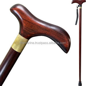 Handmade Wooden Walking Cane for Men Women Classy Stylish Wood Walking Sticks Rubber Tips Large Decorative Stick