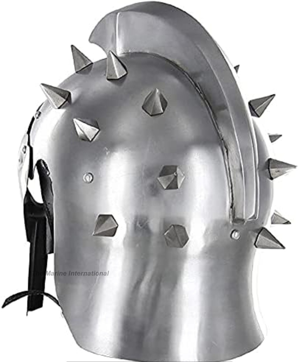 Made of 18 Gauge Steel Gladiator Arena Helmet - Movie Gladiator Armor Adult Fully Wearable  Halloween Warrior Costume