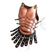 Copper Antique Finish Medieval Roman Muscle Armor Jurassic Adult Size & Wearable  Armor Spartan Costume Muscle Jacket